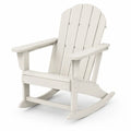 Schaukelstuhl Polywood Weiß 88x75x90cm